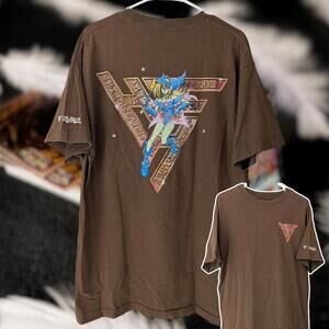 Hypland x Yu-Gi-Oh! Magician Girl Spell Caster anime card game nerd L brown Tee